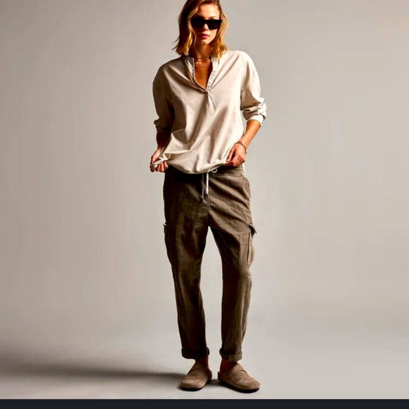James Perse Tops - James Perse Bison Tunic Shirt boho M $210 contemporary casual fall top beige